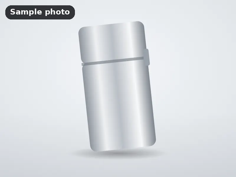 Sample photo: a plain chrome flip-top lighter with no markings. Not Platinum Prints work.